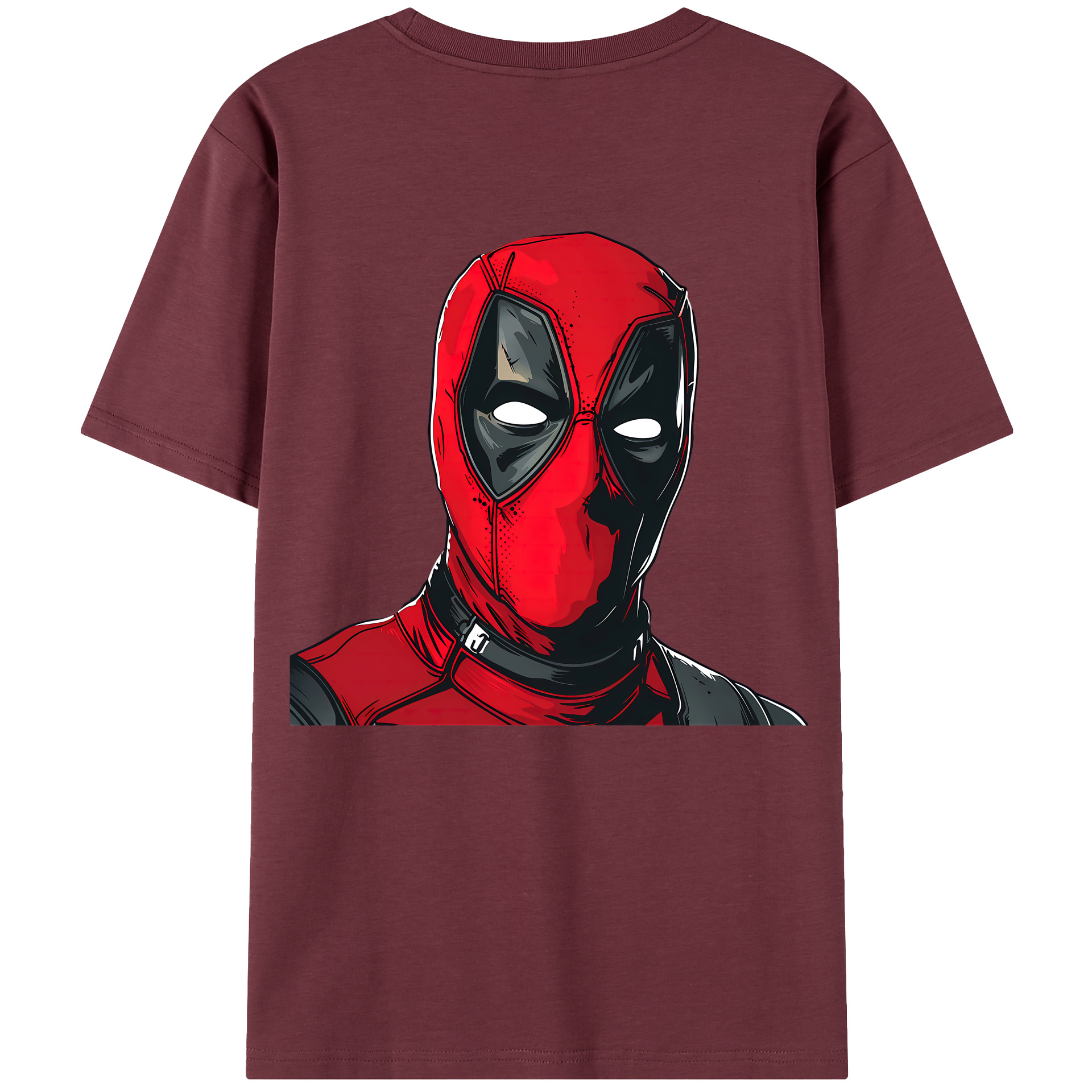 （画像用） Deadpool デッドプール 綿100％半袖Tシャツ（背面プリント）